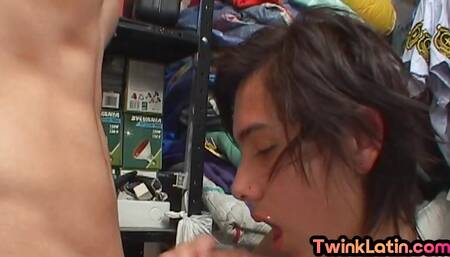 Real Spanish twink gets fucked by BF in his greedy asshole