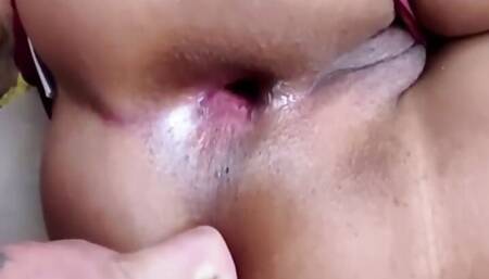 Fucking my little big ass stepdaughter in the ass