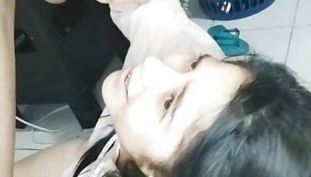 My Friend Giving Me a Gift of Love and Friendship