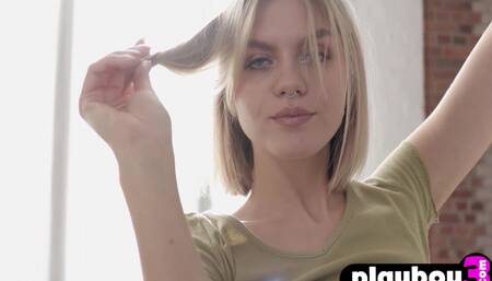 Hot natural tits passion posing session