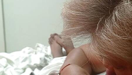 Ending up in the mouth of the fucking granny she likes milk in the morning