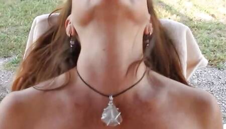 Best Outdoor Fuck and Cum Swallow Mature MILF by Hotwife Candi Annie