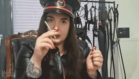 I will use you as my ashtray boy POV - [FHD MOV] | Mistress Karino