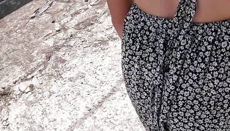 Going For a Walk With My 18yo StepSister! Lured and Seduced Her...