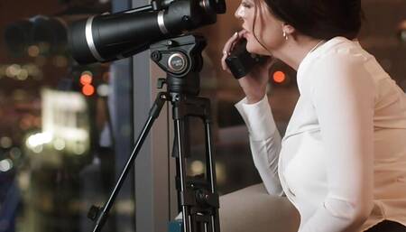 MILFY Thirsty Stakeout Cop Elizabeth Seduces Young Agent