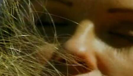 Attractive blonde dolls having lesbian fun by the pool