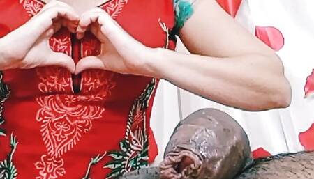 Milf Comforts Man Ass With Her Tongue