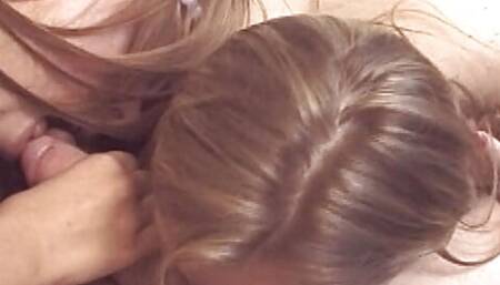 Pussy licking lesbo babes got banged in threesome at hot tub