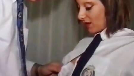 Eyeglass teacher, rascal pupil = hot video!