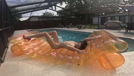 Pool Float Popping Fun