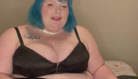 Goddess Sparkles SSBBW Femdom Worship and humiliation JOI