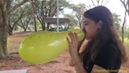 Katie With Two Small Balloons
