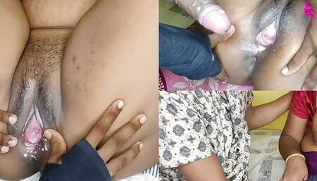 Step-younger stepbrother and step-elder stepsister went to the forest and had sex.