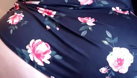 SSBBW lady brads rides dildo hard on bed