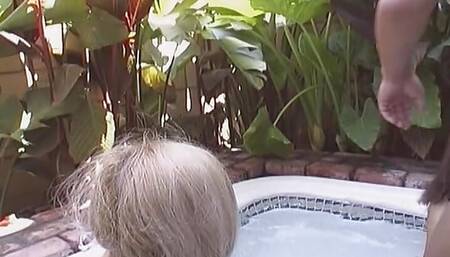 Two college sluts got caught fingering ends up in threesome