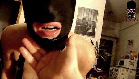 Training of Slave Slut to Hold Cock Deep in Her Throat, Deep Ass Eating and Proper Aftercare Cock Worship