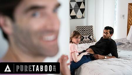 PURE TABOO Creepy Pervert Professor Keeps Showing Up Whenever Melody Marks & Her Boyfriend Have Sex