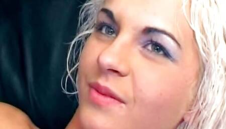 Hot blonde German teen fucked from behind