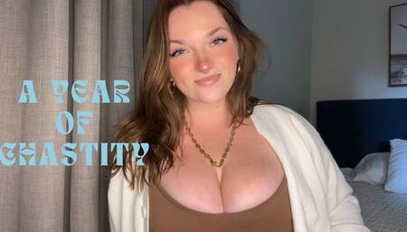 A Year of Chastity - Locktober No Nut November Celibate Orgasm Pussy Denial Goddess Worship Loser Verbal Humiliation Degradation