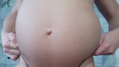 My abs workout after a huge helium tank; I have such loud burps and a big belly button