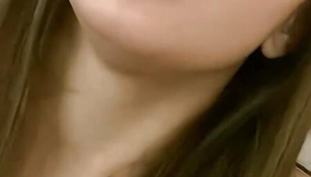 Tiny Tyler exposed rubbing pussy and orgasm