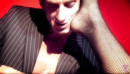 Super Hot Brunette Slave Gets Spanked and Fucked Missionary by Her Master