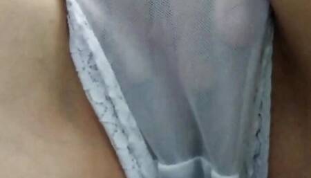 Masturbation White Panty 1