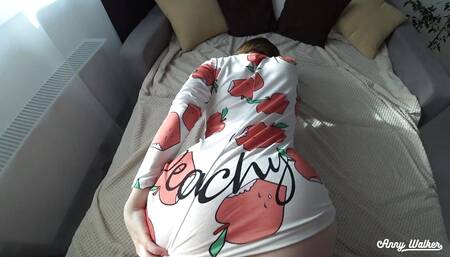 Morning Riding From Stepsister with Cum on Tits - Anny Walker