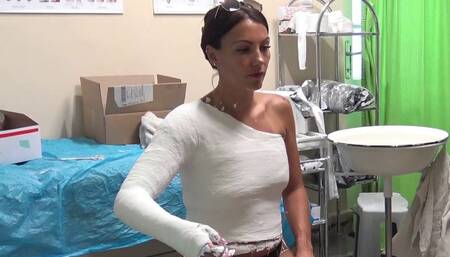 Emese shoulder spica making part two