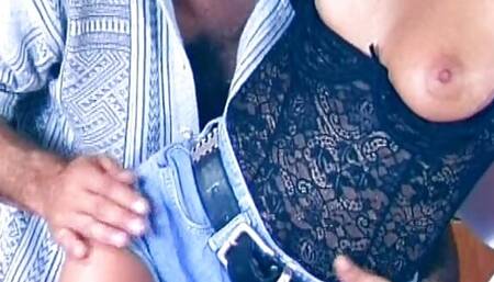 Top-class German stepmom facialized after hard fuck