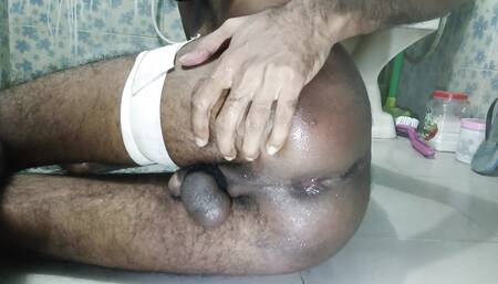 Bangladeshi Gay Bottom Boy Doing Multiple Fart and Pissing From Asshole