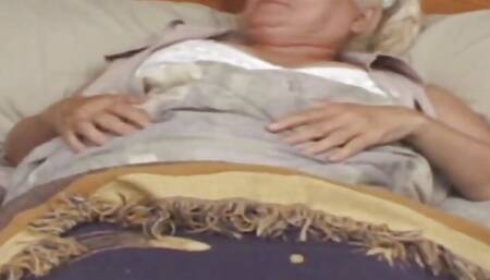 Chubby Granny Blonde Fucks Uncut Big Dick Latin Gay Cock Nasty Grandma Cunt!