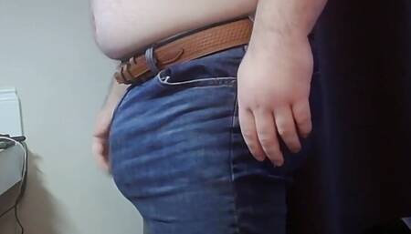 Huge pumped balls on webcam Part 6