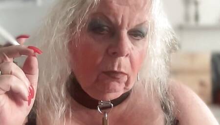 smoking in collar and cuffs