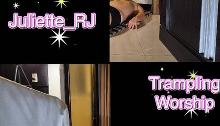 Juliette_RJ Hotel Room Trampling - part 18 - FOR MOBILE DEVICES USERS - FEET HUMILIATION - TRAMPLING - HARD TRAMPLING - FOOT FETISH - BBW GODDESS - JUMPING AND STOMPING - FOOT WORSHIP - HARD TRAMPLING - HUMAN FURNITURE