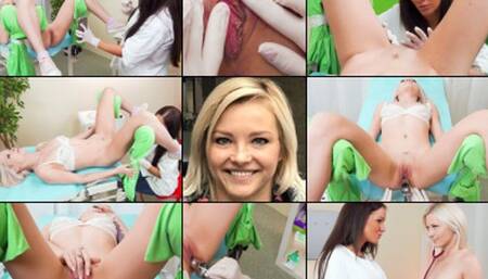 Zazie Vaginal Exam with Speculum and Breast Stething Play (in HD 1920X1080)