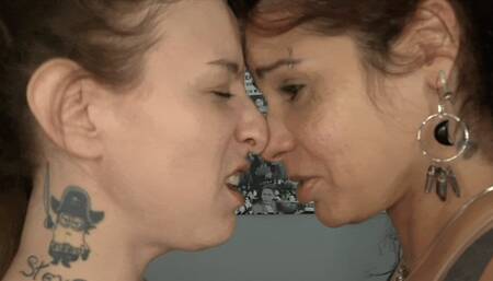 Nose To Nose Smack Talking With Ginary & Misty Rein (HD 1080p MP4)