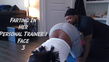 Farting In Her Personal Trainer's Face 3