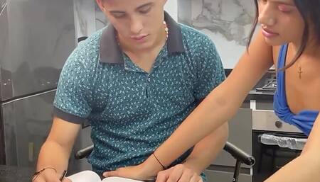 I Fuck My Virgin Stepbrother and He Ends up Giving Me a Nice Fuck Until He Fills My Ass with Lots of Cum