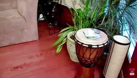 The Blonde Dirty Talks to the Guy While He Drills Her Cunt in Various Positions