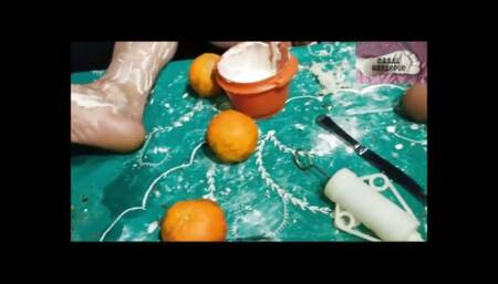 Depraved Couple in Gay Fun with Food