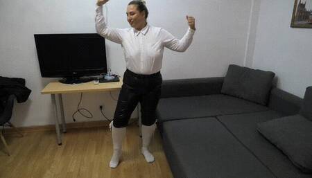 Cum in leather pants ORDER