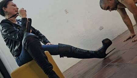 Lick my boots and Feel my Whip by Katherine