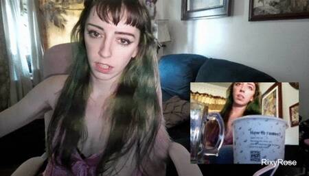 ASMR Petite Girl Stuffs Her Face With Spicy Ramen