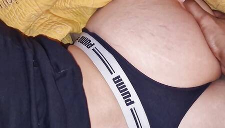 My stepdad comes to say good night and fucks me in a spoon cumshot outside