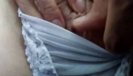 Masturbation White Panty 4