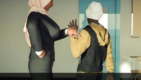 Anna is Muslim Hijab University Professor Part 3