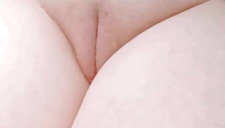 Lifting Her Dress, Touching Herself Up Close, Wet Fingers and Soft Moans