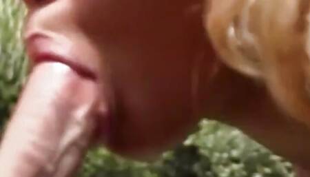 This Dude Was so Pleased to Cum in This Girls Mouth That He Screamed