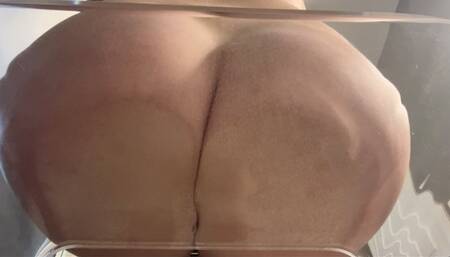 Farts on a see through chair!